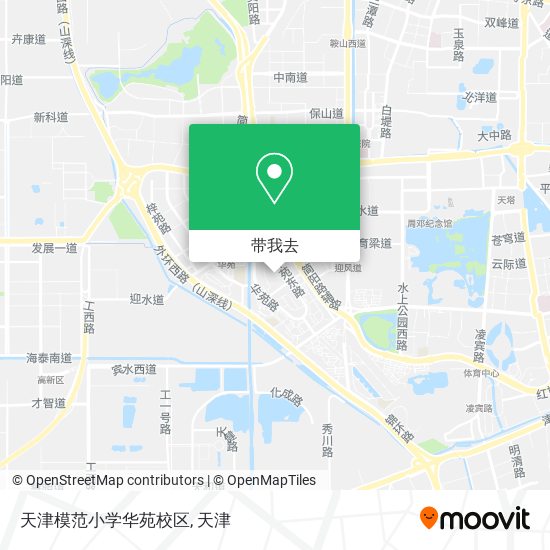 天津模范小学华苑校区地图