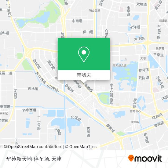 华苑新天地-停车场地图