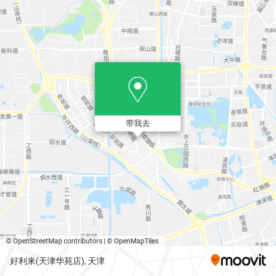 好利来(天津华苑店)地图