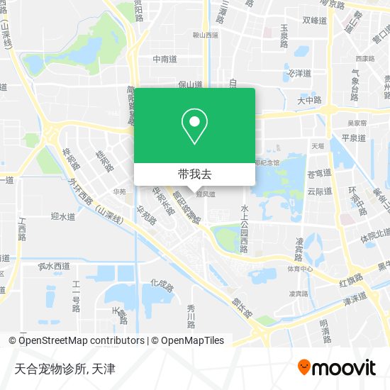 天合宠物诊所地图