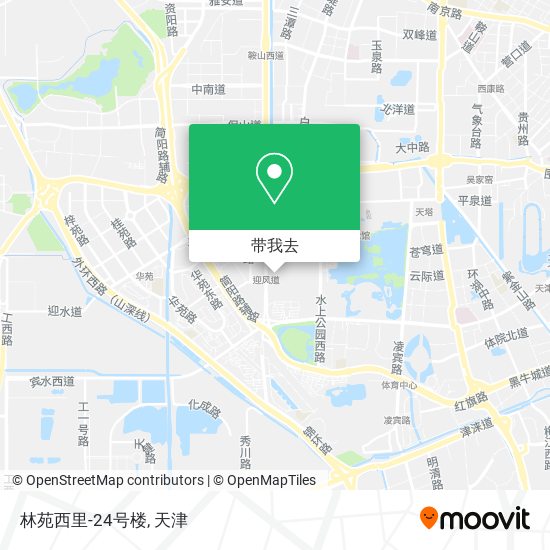林苑西里-24号楼地图