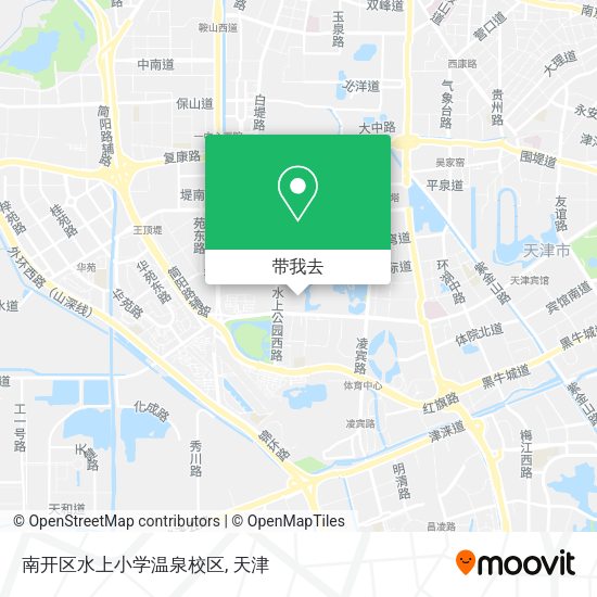南开区水上小学温泉校区地图