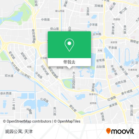 观园公寓地图
