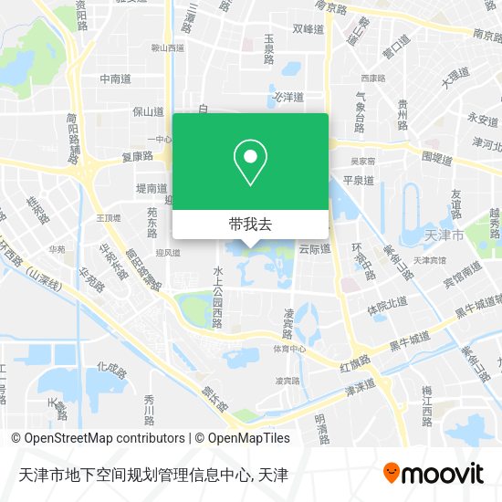 天津市地下空间规划管理信息中心地图