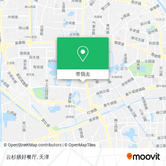 云杉膳好餐厅地图