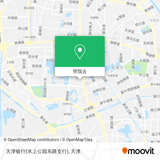 天津银行(水上公园东路支行)地图