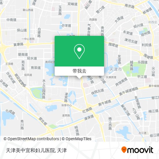 天津美中宜和妇儿医院地图