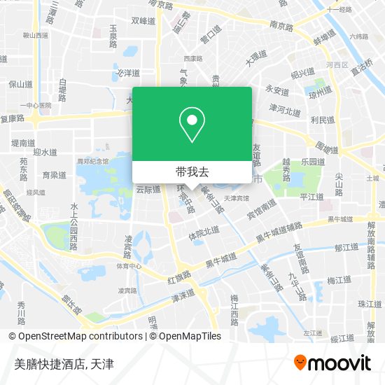 美膳快捷酒店地图