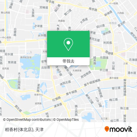 稻香村(体北店)地图