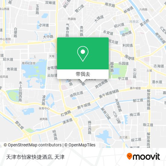 天津市怡家快捷酒店地图