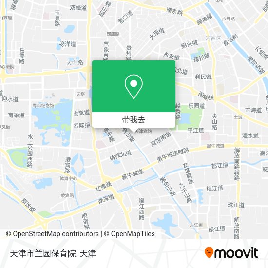 天津市兰园保育院地图