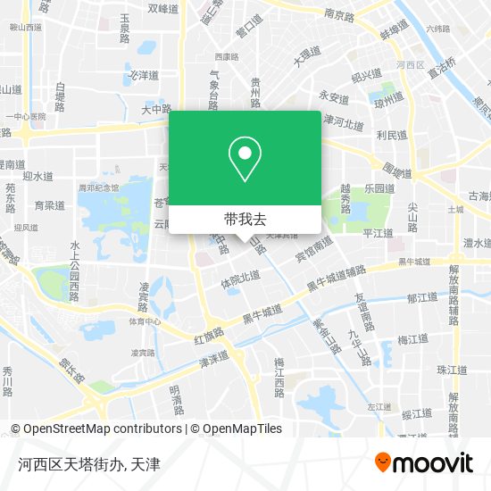 河西区天塔街办地图