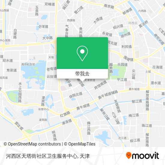 河西区天塔街社区卫生服务中心地图