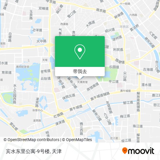 宾水东里公寓-9号楼地图
