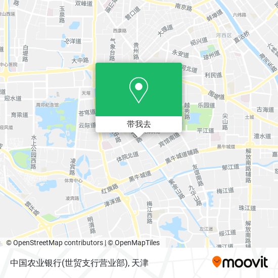 中国农业银行(世贸支行营业部)地图