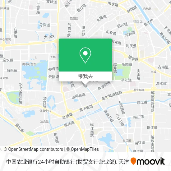 中国农业银行24小时自助银行(世贸支行营业部)地图