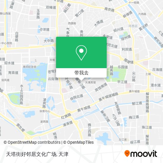 天塔街好邻居文化广场地图