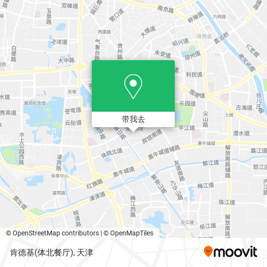 肯德基(体北餐厅)地图