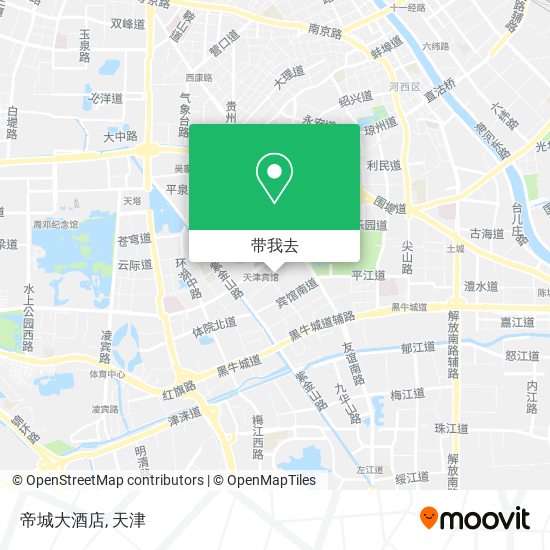 帝城大酒店地图