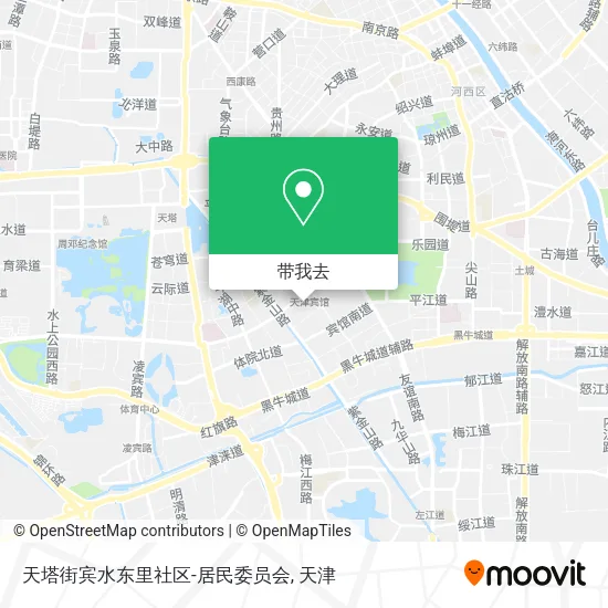 天塔街宾水东里社区-居民委员会地图