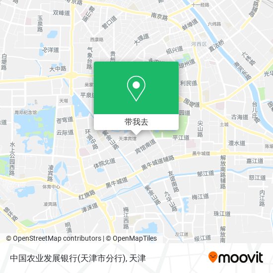 中国农业发展银行(天津市分行)地图