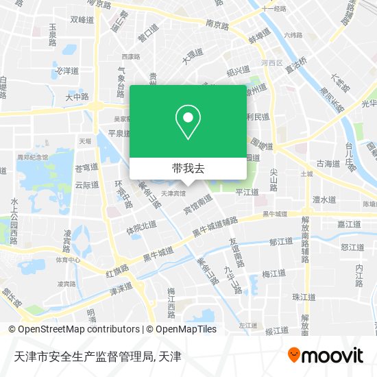 天津市安全生产监督管理局地图