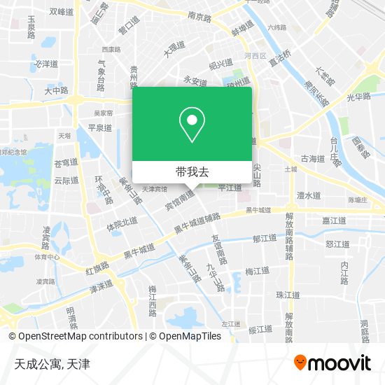 天成公寓地图