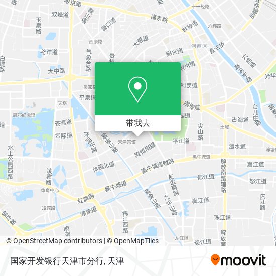 国家开发银行天津市分行地图