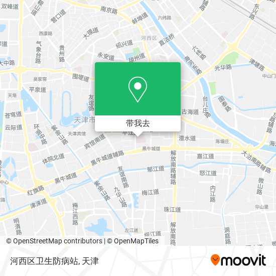 河西区卫生防病站地图