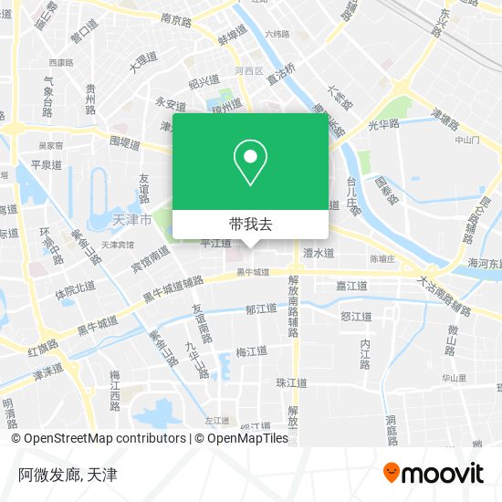 阿微发廊地图