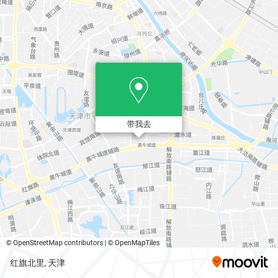 红旗北里地图