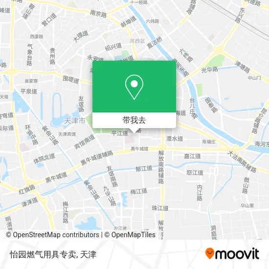 怡园燃气用具专卖地图