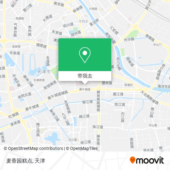 麦香园糕点地图