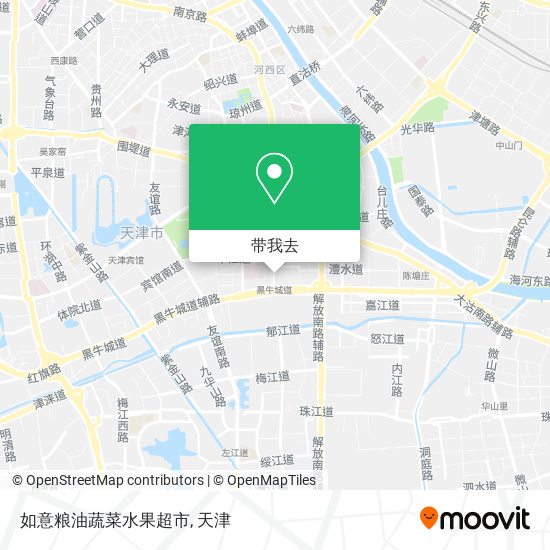 如意粮油蔬菜水果超市地图