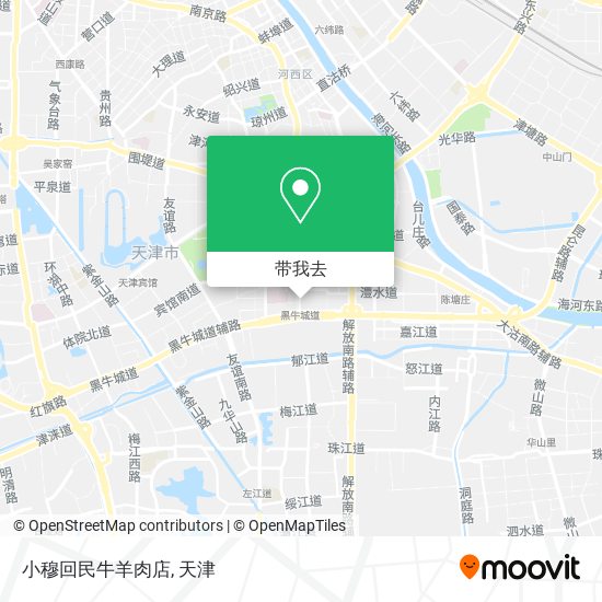 小穆回民牛羊肉店地图