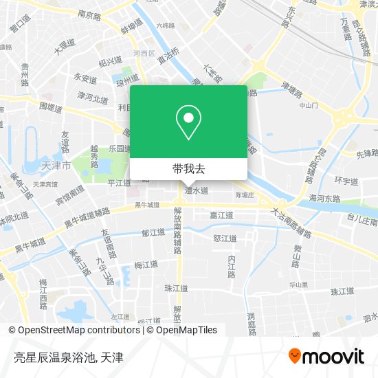 亮星辰温泉浴池地图