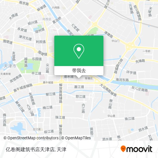 亿卷阁建筑书店天津店地图