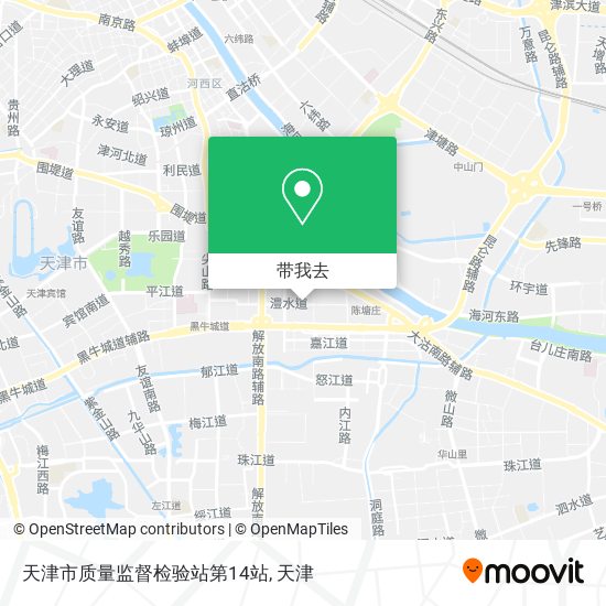 天津市质量监督检验站第14站地图