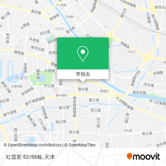 红霞里-52/58栋地图