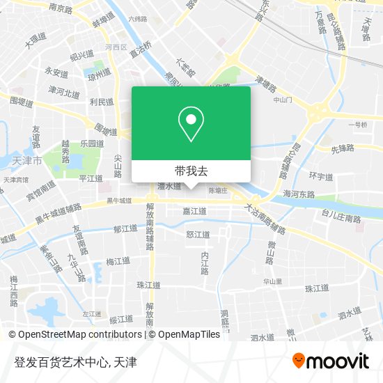 登发百货艺术中心地图