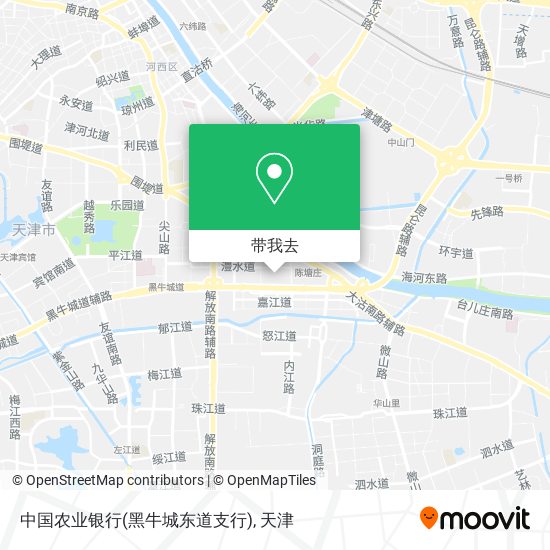 中国农业银行(黑牛城东道支行)地图