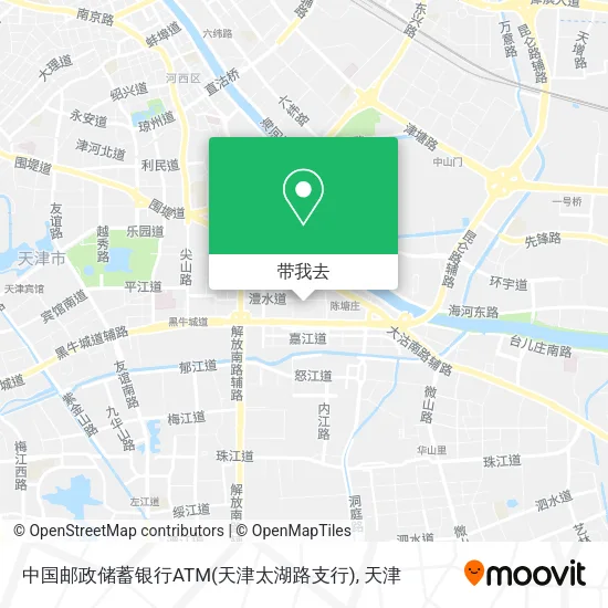 中国邮政储蓄银行ATM(天津太湖路支行)地图