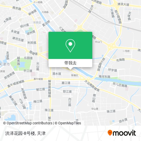洪泽花园-8号楼地图