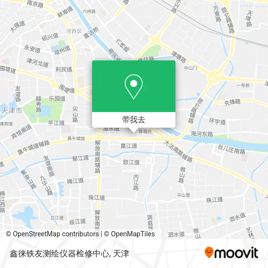 鑫徕铁友测绘仪器检修中心地图
