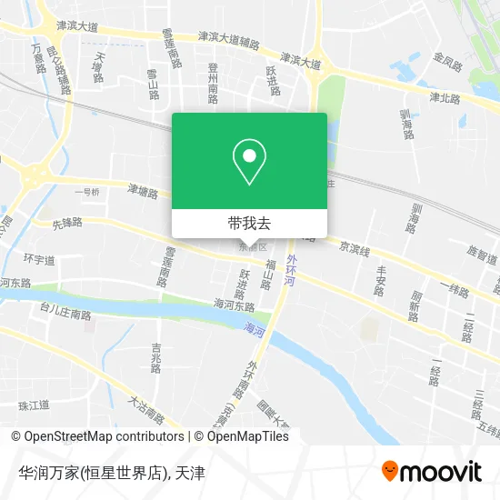 华润万家(恒星世界店)地图