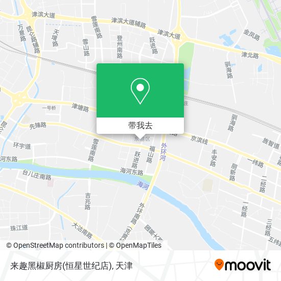 来趣黑椒厨房(恒星世纪店)地图