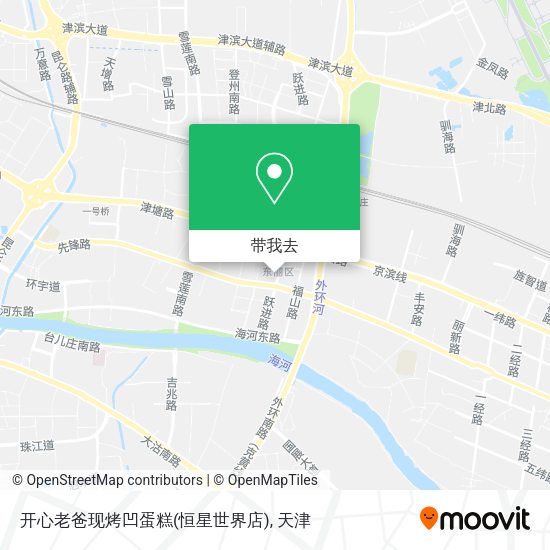 开心老爸现烤凹蛋糕(恒星世界店)地图