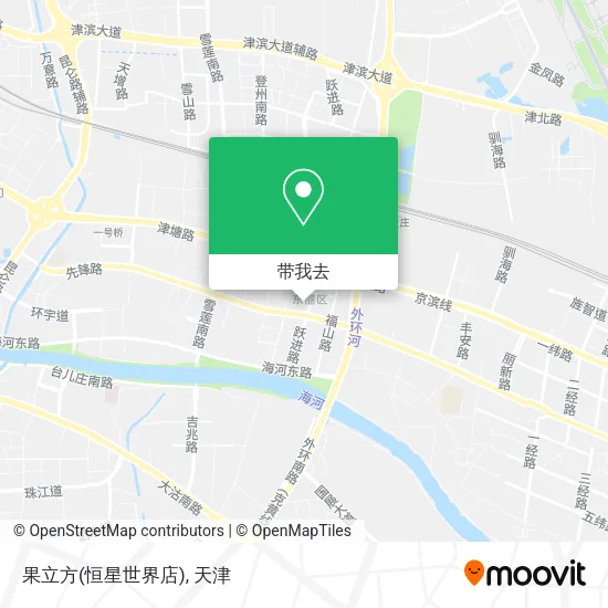 果立方(恒星世界店)地图