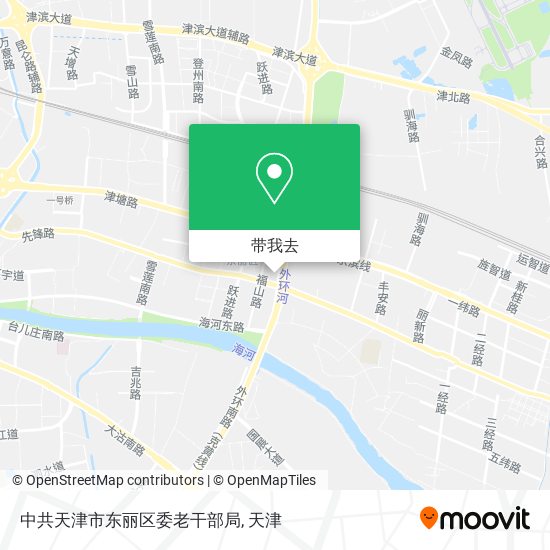 中共天津市东丽区委老干部局地图