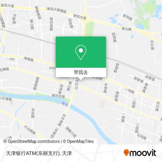 天津银行ATM(东丽支行)地图